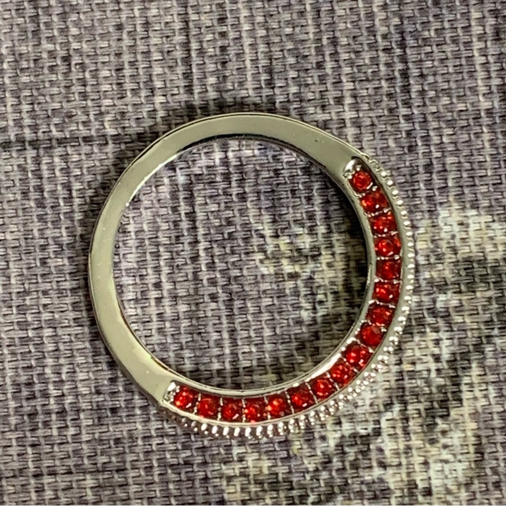Brand New Patriotic Crystal Ring - Picture 2 of 10